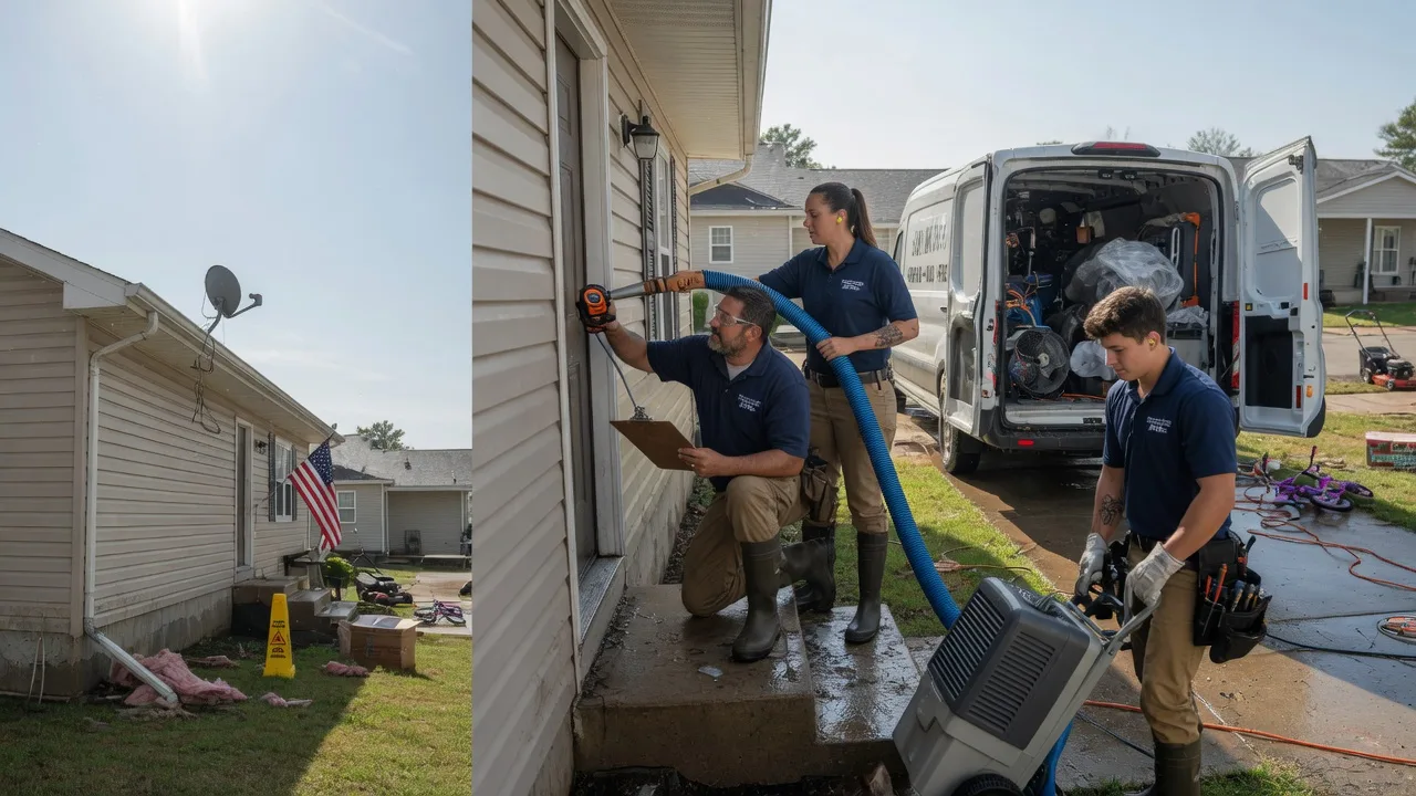 Ceiling Water Damage Restoration in Saint Francis, SD near me